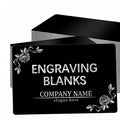 Metal Business Cards Blank for Laser Engraving With logo Custom Aluminum Black Metal Business Card Laser Engraving Blanks