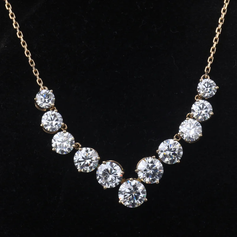 Pretty and Fashionable HTHP 18K Rose Gold GH SI Lab Created Diamond Pendant Necklace for Men and Women