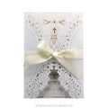 Hollow Rose Pattern Laser Invitation Card Wedding Invitations and Laser Cut Greeting Invited Cards