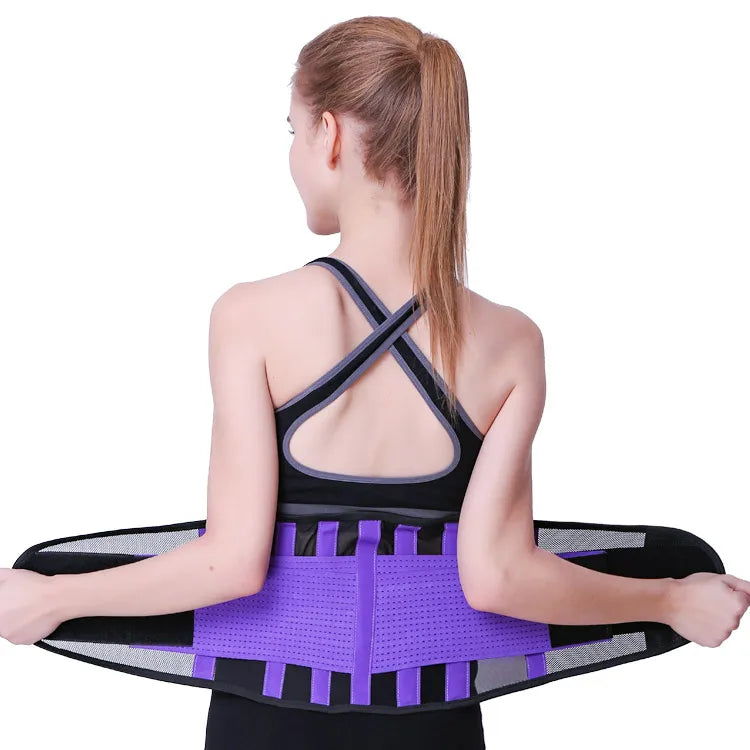 Breathable Back Posture Belt Lumbar Waist Clavicle Brace Posture Corrector for Men and Women