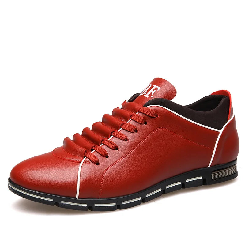 The Newest Zapatos Para Hombre Non-slip Genuine Leather Lace- up Tools Walking Style Shoes for Men