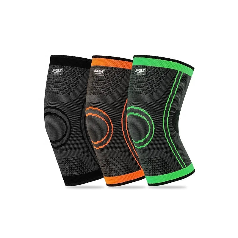 JINGBA Fast Dispatch Sports Stretchy Compression Knee Pad Volleyball Running Gym Knee Guards Relieve Knee Pain
