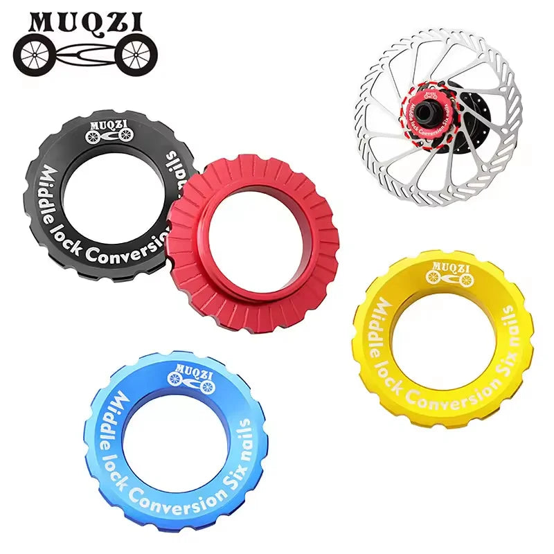 MUQZI Bike Centerlock Disc Hub Rotor Lock Cover 9/12/15/20mm Front Rear Hub Adapter Lock Ring