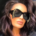Fashion UV400 Designer Vintage Branded Black Ladies Shades Cat Eye Sunglasses Women Sunglass