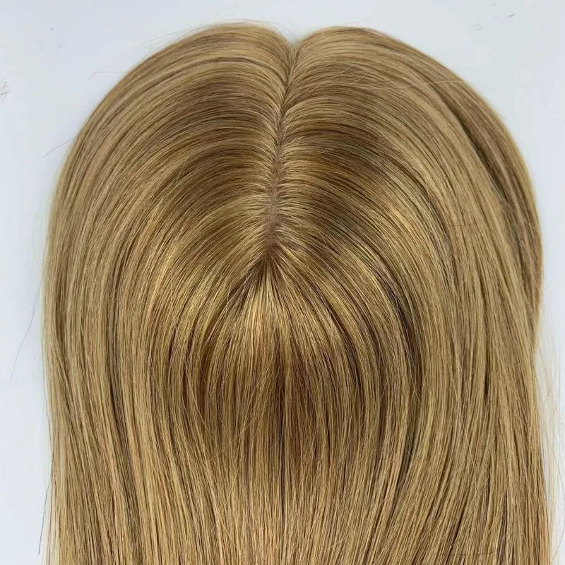 Hair Toppers Brazilian Remy Human Hair Silk Top Virgin Hand Tied Lace Closure Toppers Straight Body Wave