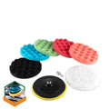 5/6/7 Inch Car Polishing Beauty Kit Polishing Sponge Plate Polishing Wheel Waxing Foam Pad Scratches Remove Drill Attachment