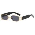 2026 Luxurious Design square Frame Sunglasses vogue UV400 Metal Frame Sunshade Sun Eyewear