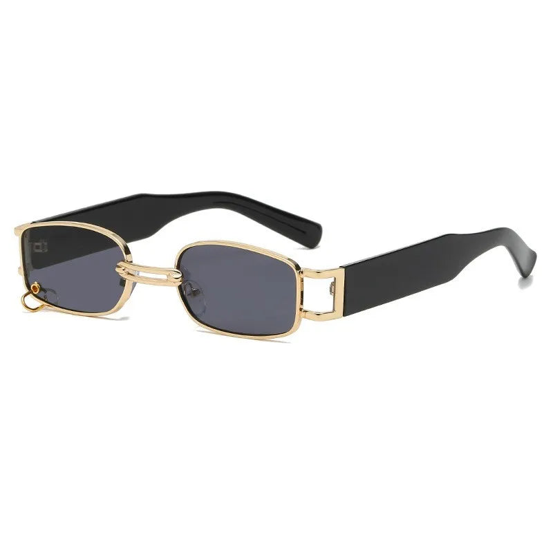 2026 Luxurious Design square Frame Sunglasses vogue UV400 Metal Frame Sunshade Sun Eyewear