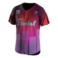 Wholesale Custom Odm Fashion Baseball Kids Shirt White Wholesale Custom Mens Baseball Jersey Button