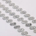 JFRC036 Newest Flower Rhinestone Chainrhinestone Chain Crystalsrhinestone Chain Roll by the Yard