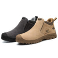 DianSen Zapatos De Seguridad Mens Womens Steel Toe Indestructible Boot Slip on Welding Shoes Safety Boot Construction Work Shoes