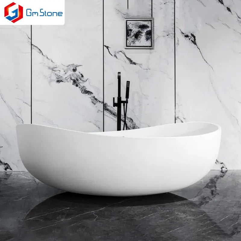For Sale/bathtub Solid White Bathtub for Fat People/white Surface Marble Stone 180 Bathroom Modern Freestanding Global 3 Years