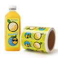 Custom Roll Self Adhesive Glossy Paper Food Glass Jar Bottle Direct Sticker Labels for Peanut Butter Tomato Sauce