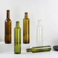 In Stock Round 9oz Empty Cooking Oil Glass Bottles 250ml Dorica Olive Oil Bottle