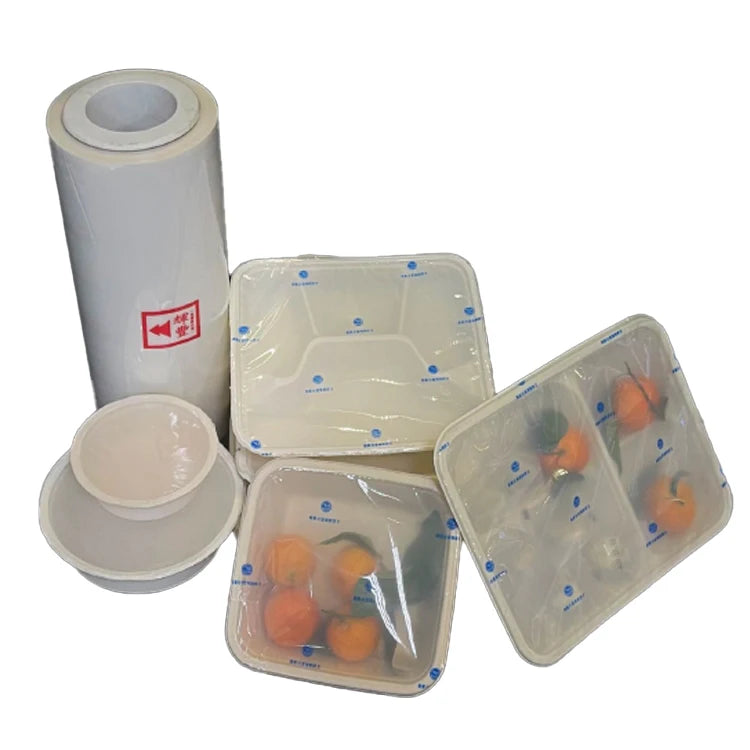 Compostable Biodegradable PLA Film Semi-Transparent Soft 2-Layer Heat Seal Vacuum Food Grade Bag Industrial Use Shopping