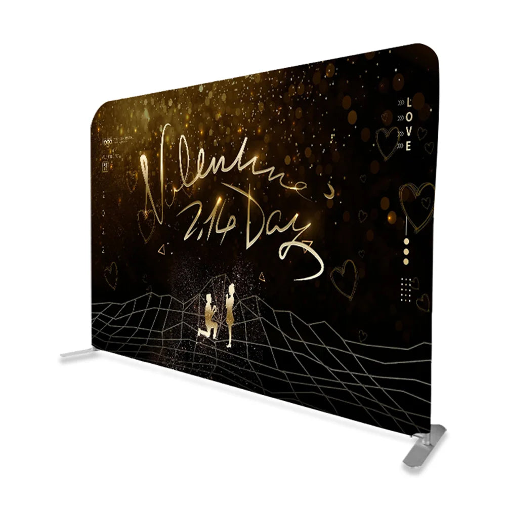 Easy Installation Trade Show Exhibition Tension Fabric Wedding Booth Backdrop Display Stands