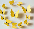 3D Fashion Butterfly Wall Sticker Art Decals Crafts PVC Simulation Butterfly for Home Decor Wall Decoration 12 Colors XD102