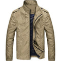 Spring New Mens Jacket Youth Stand-up Collar Casual Size M-6XL Windbreaker Fashion Men Clothing Jackets for Men