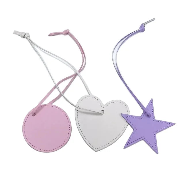 Wholesale New Arrival Eco-Friendly Embossed Leather Tags & Hang Tags with Custom Logo for Bags Garment Shoes