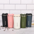 Custom Reusable Coffee Thermos Cup Stainless Steel Tumbler Insulated Travel Thermal Coffee Mug With Lid