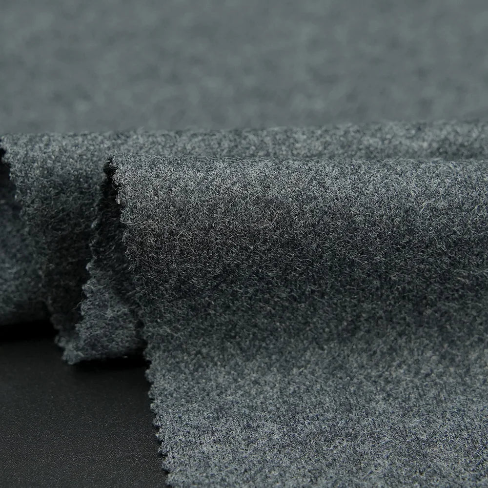 Classic Soft Wear Quality 100% Wool Knitted Eco-Friendly Organic Fabric for Girls Fashion Clothing Casual Suit Jacket