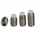 Cheap Stainless Steel Hexagon Socket Set Screws With Nylon Tip Dog Point