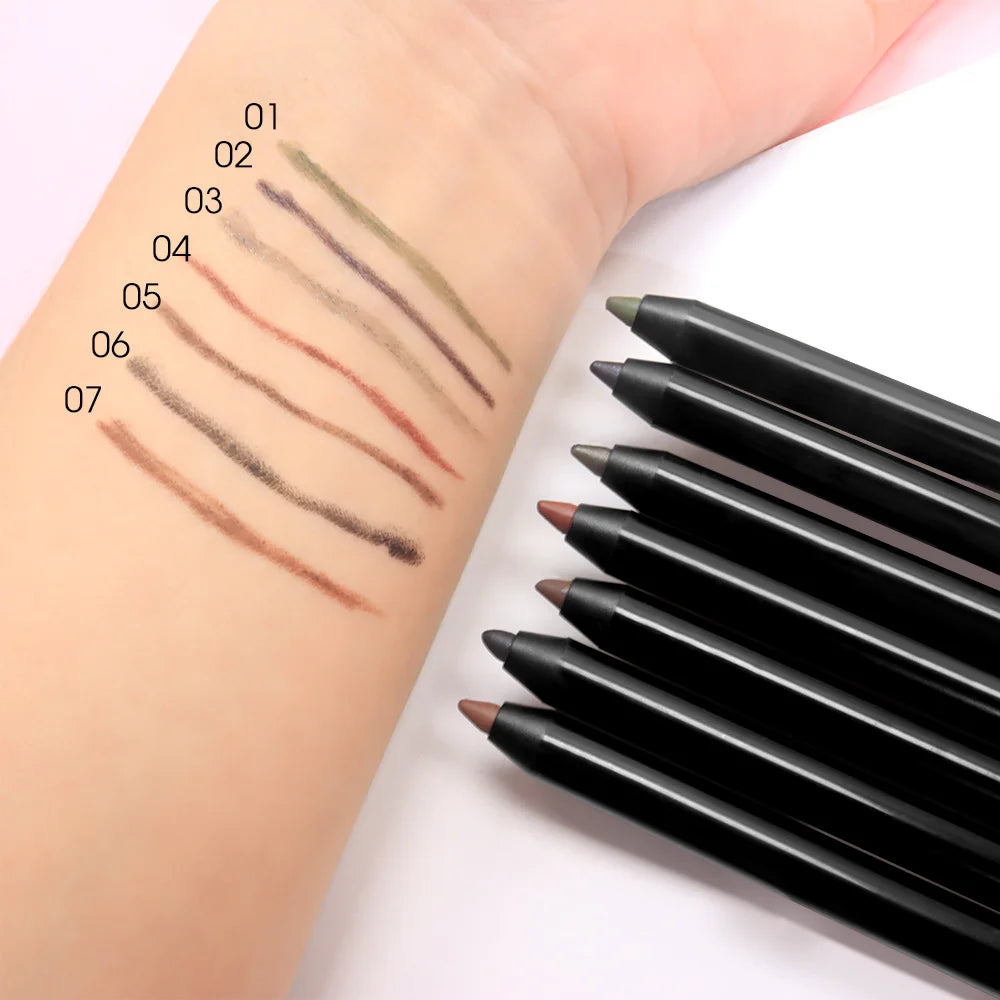Factory Hot Sale Private Label Cream Pen Matte Black Gel Eyeliner Pencil Waterproof