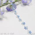 Wholesale 2cm Wide Guipure Chemical Lace Trim 3d Bicolor Flower Embroidery Border Lace Trimming