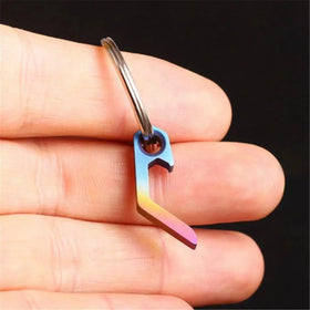 Wholesale Mini Beer Bottle Opener EDC Other Keychain Tools Key Ring Small Tool Keyring Camping Opener Beer Screwdriver Key Chain