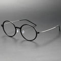 6523 High Quality Hot Selling Fashion Glasses Frame for Men and Women Vintage Round Spectacle Frame Titanium Spectacle Frame