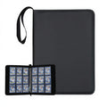 PU Trading Card Binder with Sleeves 900 Pockets Durable Zipper Binder Card Holder Collectors Album Carrying Case
