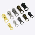 Meetee ZT024 ZT040 3# 5# Retro Pull Head for Alloy Nylon Zip Garment Sewing Repair Accessories Automatic Zipper Slider