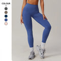 Custom Logo Seamless Quick Drying Tight High Waist Hip Lift Yoga Pants Ribbed Gym Fitness Pants Women'S Running Sports Leggings