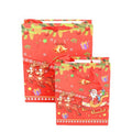 High Quality Degradable Material Recycle Red Handmade Christmas Christmas Gift Bags