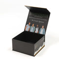 Custom Magnetic Lid Hardboard Paper Packaging Box Flap Magnetic Paper Box Custom logo Black Luxury Gift Box
