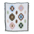 Customized Mexican Cotton Woven Throw Blanket king Size