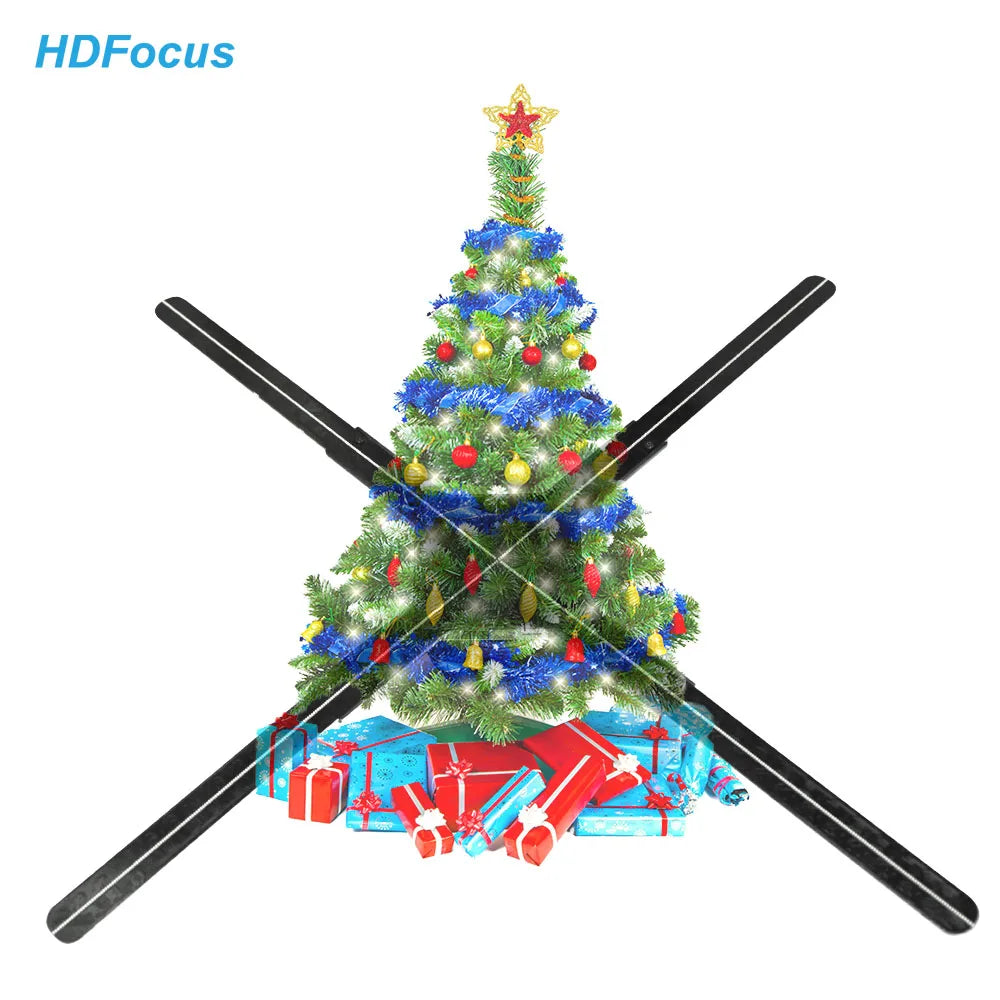 65cm 4 Blades Wifi 3d Hologram Holographic 3d Led Fan Display Spinning Advertising Fan With Best Price