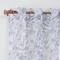 Wholesale Custom Pattern Floral Design Sheer Tulle Curtains for Home Window Living Room Decor Paper Printed