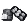 Ice Mold BPA Free Silicone 6 Cubes 6 Balls Set Black Color Ready to Ship Fast Delivery 2024 New Silicone Ice Molds
