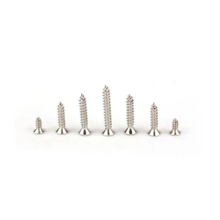 DIN7982 Metric Stainless Steel M6.3 Grade 4.8/6.8 Countersunk Head Self Tapping Screw
