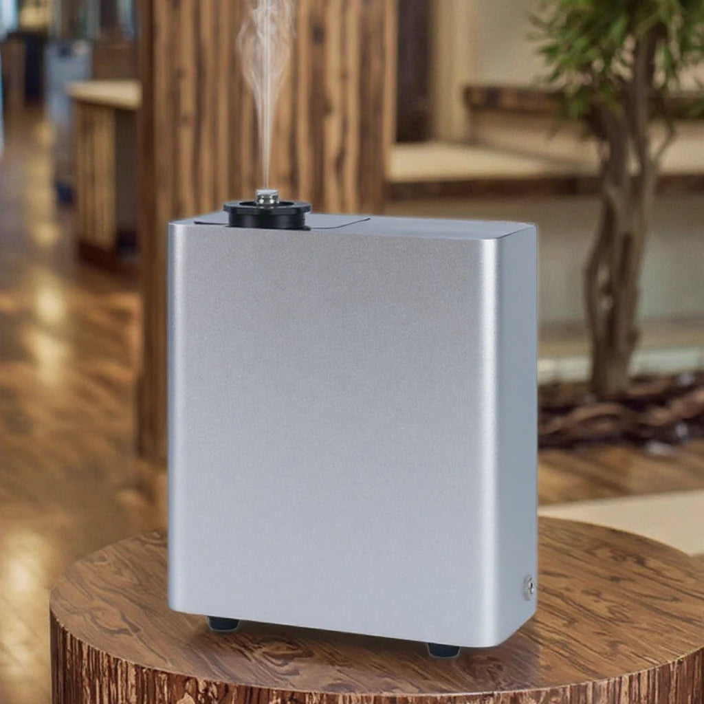 OEM ODM 300ML Aluminum Waterless Essential Oil Diffuser Smart Hotel Air Aroma Diffuser Custom Logo Electric Portable