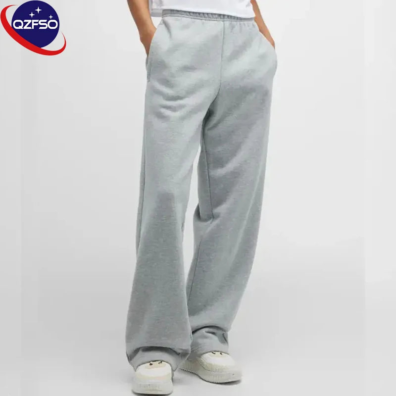 Clothing Manufacturer Custom Logo Blank Sweatpants for Men Designer Jogger Running Baggy Casual Straight Leg Wide Cotton Pants
