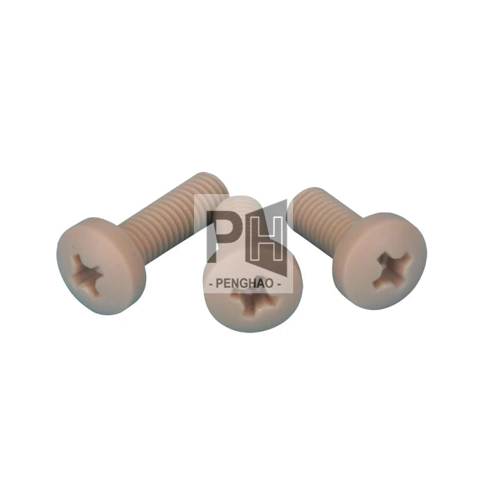 M1.2 M1.4 M1.6 M2 M2.5 M2.6 M3 Phillips Socket Pan Round Head Insulation Plastic Screws Bolts Cross Bolt PEEK Screw