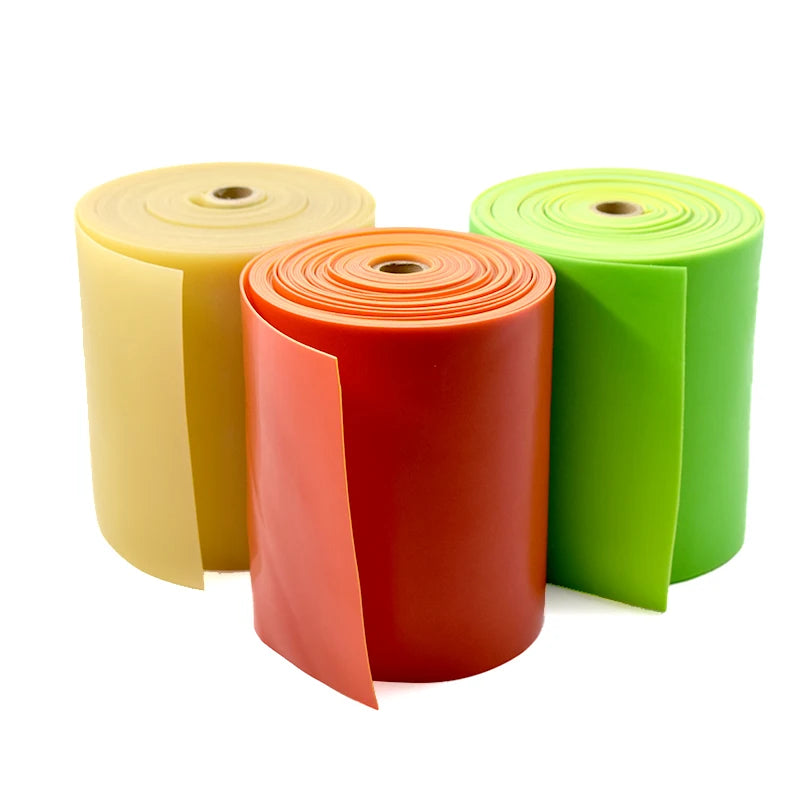 PIAOYU Thickness 1.2mm Long 10M Flat Leather Slingshot Rubber Band for Outdoor Hunting and Shooting