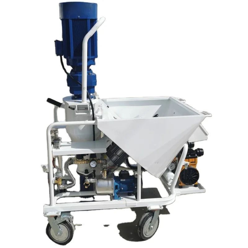 Factory Price China Made Fully  Automatic Gypsum Plastering Spraying Machine