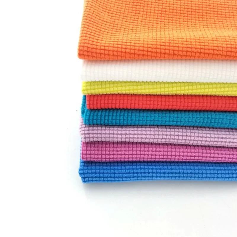 Free Sample Various Colors Checked Jacquard Polar Fleece Plaid Outdoor Sports Fabric for Jacket