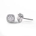 New Design 0.5 Carat Round Brilliant Cut Moissanite Stud Earring 925 Sterling Silver Statement Earrings for Girls