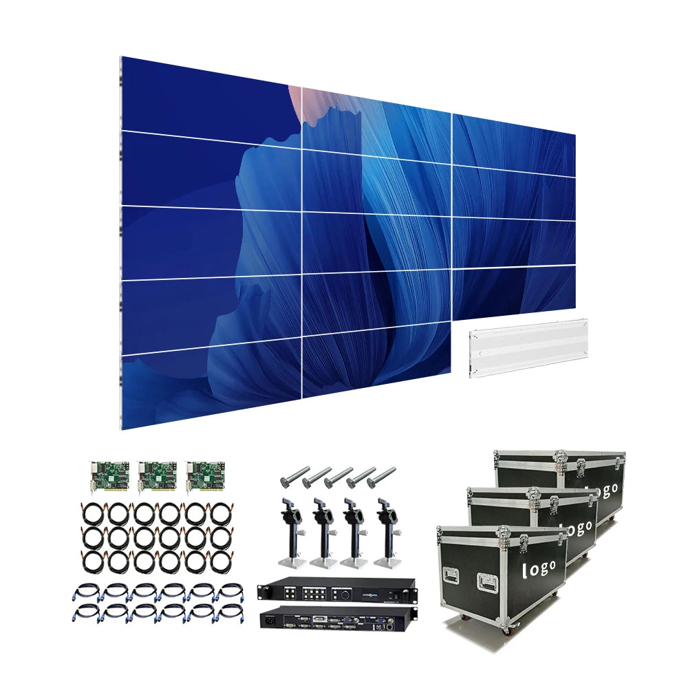 RAYBO Indoor Wall-mounted LED Video Wall 2K 4K 8K 20mm Fixed HD Ultra-Thin Fine Pitch Advertising Display for Shopping Malls