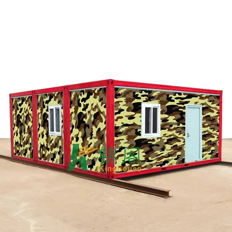 Custom Prefabricated Detachable Container Homes Prefab Low Cost Modular Mobile Camp Container House for Sale