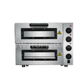 Commercial with Timer Stainless Steel Electric Pizza Oven 2 Layers Electric Bakery Oven Commercial Pizza Oven for Canteen
